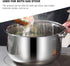 Hemoton 1.6L/1.5QT Stainless Steel Stockpot with Lid & Handle?Cooking Stock Pot ,Pasta Soup Pot,Cookware Cooking Pot?Multi-Purpose Food Cooking Po...
