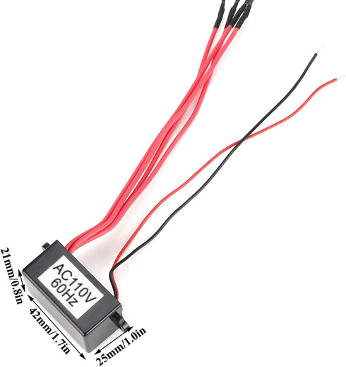 Anion Generator Module, Home Anion Negative Ion Generator Ionizer Module Mini Air Purifier 4 Negative Line (AC110V)...
