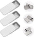 Hemoton 20pcs Rectangular Slide Top Tinplate Box Sliding Cover Push-Pull Tin Box Metal Tin Containers for Candies Jewelry Crafts Lip Balm Storage ...