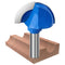 Core Box Router Bit 1/2 Inch Shank Round Nose Cove Box Router Bit 1-1/4" Cutting Diameter Woodworking Milling Cutter Tool...