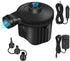 Electric Air Pump, High Power Air Pump Inflator & Deflator Valve with 3 Nozzles, 1.2PSI Pressure Fast Filling Air Pump for Air Mattress, Swimming ...