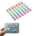 Mini Binder Clips, 120 Pack, 5/8 Inch, Standard 15mm, Color, Mini Binder Paper Clips, Fold Clamp, Capacity 0.23 Inch, Paper Clips, Office Supplies...