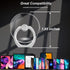 Transparent Clear Phone Ring Grips Holder Kickstand, Finger Ring Stand for Cell Phone Tablet Case Accessories(Round-Clear) (2)......
