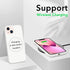 ORNARTO Compatible with iPhone 13 Case 6.1, Slim Liquid Silicone 3 Layers Full Covered Soft Gel Rubber Case Cover 6.1 inch-White...