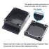 Zulkit Junction Box ABS Plastic Dustproof Waterproof IP65 Universal Electrical Boxes Project Enclosure with Fixed Ear Black 4.5 x 3.5 x 2.2 Inch (...