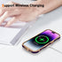 Hython for iPhone 14 Pro Case Cute Curly Wave Frame Shape Phone Cases, Thin Slim Luxury Plating Wavy Edge Soft TPU Bumper Shockproof Rubber Protec...