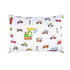 Kids Toddler Pillowcases 100% Cotton 14x19 2 Packs Fits Kid Toddler Bedding Pillow 14x19, 13x18 Small Pillow (Construction Vehicle Cars)...