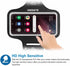 Running Armband for Samsung Galaxy S25Edge,S25/S24/S23 /S22 Ultra,S25+,S24+,S23+,Gym Workouts Sports Phone Arm Band, with Card Holder (Black)...