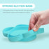 grabease Silicone Suction Plate for Baby & Toddler Self-Feeding, 6-Section Dish With Stay-Put Grip, BPA and Phthalates-Free, Dishwasher and Microw...