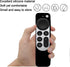 Black Remote Cover Replacement for 2021 Apple TV Siri Remote (2nd Generation), TV Box Case for Apple TV 6th Gen 2021, Anti-Lost Lanyard...