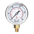 0-200 psi Pressure Gauge, 2" Dial Size, 1/8 NPT Lower Mount, Waterproof, Stainless Steel Case, for Pneumatic Regulator Air Compressor Portable Tan...