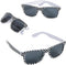 Fun Express 4 1/4" Kids Checkered Flag Race Car Plastic Sunglasses - 12 Pc. - Great For Racing Themed Birthdays and Special Events...