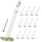 Drywall Anchor with Included Bolts for 1/4”-20, Heavy Duty Hollow Drywall Anchors for TV Mounting Kit, Stainless Steel Hollow Wall Anchors Holds u...