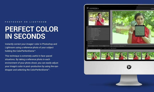 Gary Fong ColorPerfectDome - Half Spherical 18% Grey Color Balance Tool...