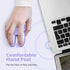 Wireless Silent Mouse, Cute Rabbit Designs, 2.4 GHz with USB Mini Receiver, Opatical Mouse Wireless for Laptop, PC, Computer, Chromebook, Notebook...