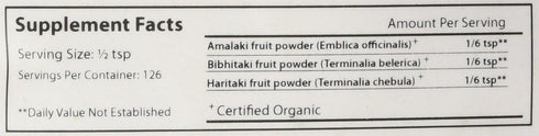 Banyan Botanicals Triphala Powder- Certified Organic...