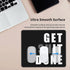 Funny Square Mouse Pad Cool Black Mouse Pads for Wireless Mouse Small Office Computer Mousepad for Desk Laptop with Non-Slip Rubber Base Mouse Mat...