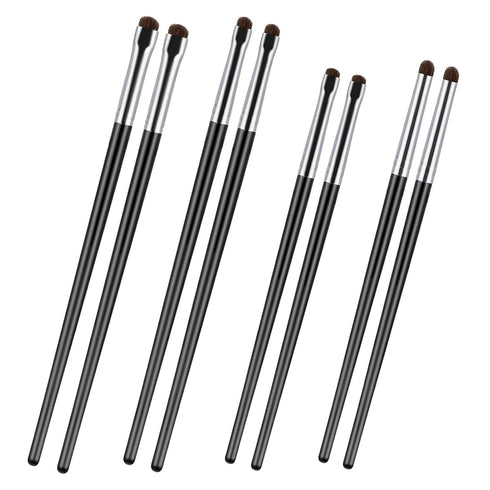 8pcs Eyeliner Smudge Brush Set, Eyeshadow Blending Brush, Mini Makeup Brushes, Eyeshadow Eyeliner Blending Brush Concealer Highlighting Brush for ...