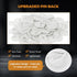 BEAMNOVA 200 Sets of Button Supplies 25mm / 0.98 in (Approx. 1 inch) Badge Blanks Parts for Round Button Maker Machine Pin Maker, Every Set Includ...