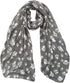 Lina & Lily Dog Cat Paw Print Women's Scarf Shawl Wrap Lightweight...