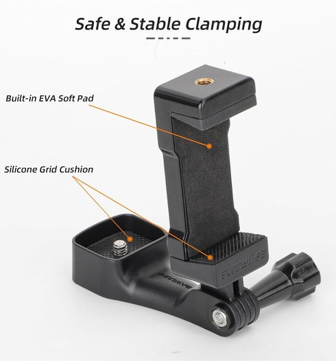 BTG Front Cellphone Mount for DJI OSMO Pocket 3 Accessories Phone Mount Holder Stand...