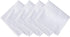 Newbridge White Denley Stripe Set of 4 Fabric Napkins, 100% Polyester, No Iron Soil Resistant Dining Room, Heavy Weight Party Napkin...