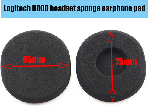 H800 Replacement Ear Pads Compatible with Logitech H800 Wireless Headset, Soft and Durable Sponge Ear Cushions, Replacement Foam Earpads...