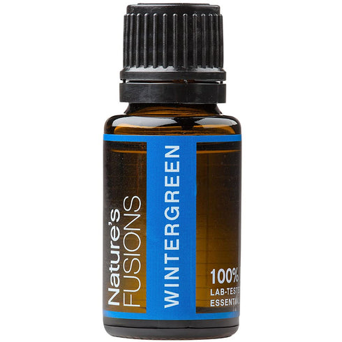 Nature’s Fusions Wintergreen Essential Oil, 100% Pure and Natural Essential Oil, Aromatherapy and Topical Oils, 15 Milliliters...
