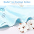 Baby Swaddle Blankets, Unisex Baby Blanket Wrap for Newborn Baby Boys Girls, Skin Friendly Wearable Swaddle Sleep Sack Made of Combed Cotton (Butt...
