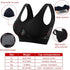 Breathable Cool Liftup Air Bra, Bras for Women, Sports Mesh Cutout Bra, Plus Size Loose Fitting Bra, Suitable for Yoga, Running, Fitness (Black 2X...