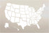 United States Map Stencil by StudioR12 | Craft DIY Home Decor | Paint Geographic Wood Sign | Reusable Mylar Template | Select Size (12 inches x 8 ...