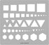 Aleks Melnyk #207 Metal Triangle Template, Square Stencil, Triangle Master, Art Hexagon Tool, Isometric Drawing Template, Lapidary, Cabochons, Geo...