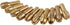 CNBTR 0.5-3.2mm Brass Collet for Rotary Tools Electric Grinding Drill Collect Chuck Holder Pack of 10 (4.3mm Shank Dia)...