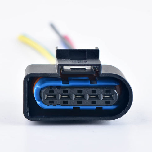 5 Pin Auto Waterproof Connector MAF Mass Air Flow Plug Wire Harness 1J0973999A for Jetta Golf MK4 Beetle TDI ALH 1J0 973 999 A...