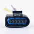 5 Pin Auto Waterproof Connector MAF Mass Air Flow Plug Wire Harness 1J0973999A for Jetta Golf MK4 Beetle TDI ALH 1J0 973 999 A...