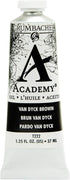 Grumbacher Academy Oil Paint, 37ml/1.25 Ounce, Van Dyke Brown (T222)...
