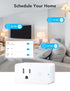 Govee Smart Plug with Energy Monitoring, WiFi Bluetooth Plug Work with Alexa and Google Assistant, 15A Smart Outlets with Timer & Group Controller...