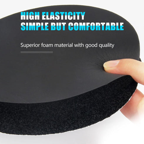 6.5" Foam Speaker Enhancer System Sponge Kit for Universal Drivers,Self Adhesive Car Door Speaker Foam Rings Enhancer Soundproof Cotton Pad with H...