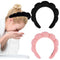 BEGOOD Spa Headbands for Washing Face Bubble Skincare Headbands for Women Sponge Makeup Headband Terry Towel Cloth Puffy Hair Band Hair Accessorie...