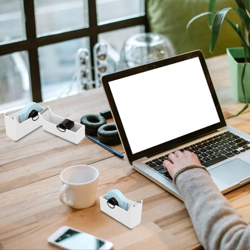 Eyelash Extension Tape Dispenser, Professional Eyelash Extension Tape Dispenser Holder Portable Desktop Tape Cutter for Home Salon Cuttrering (whi...