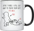 YouNique Designs 7th Anniversary Coffee Mug, 11 Ounces, Funny Seventh Year Wedding Anniversary Cup for Couple (Black Handle)...