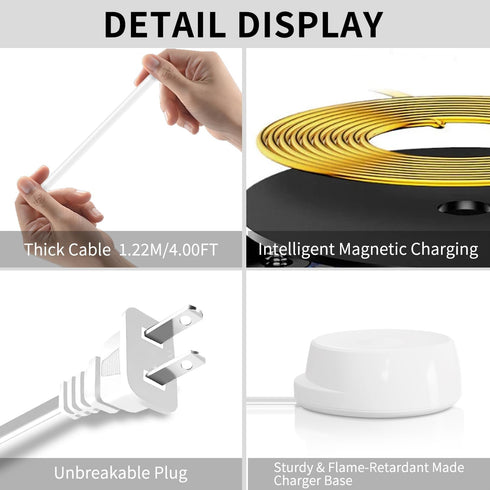 Electric Toothbrush Charger for Braun Oral B IO Series 7 8 9 Toothbrush, Replacement Magnetic Charger 100V-240V for IO 3768 Charger for IO7 IO8 IO...