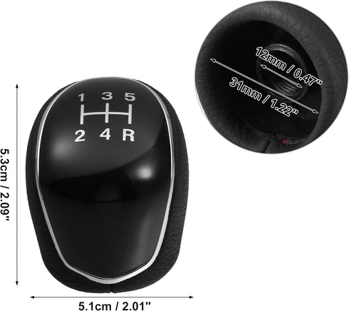 ACROPIX Gear Lever Stick Shifter Handle 5 Speed Manual Gear Stick Shift Knob Fit for Ford Transit Custom Tourneo 2012 - Pack of 1...