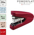 Max HD-10DFL/R2 Power Flat Stapler, 26 Pieces, Red...