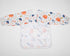 Baby Bib Long Sleeved Shirt with Pocket 1 to 3 Years Old Toddler (Squirrel Hedgehog)...