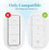 Ultra Slim Wall Holder for Philips Hue Light Dimmer Switch Remote V1, UHOLDZU Aluminum Invisible Remote Control Holder for The Hue Dimmer Switch W...
