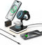 4 in 1 Wireless Charging Station with Light for Apple,Magnetic Wireless Charger Stand for iPhone 15/14/13/12,Apple Watch Series 9/8/7/Ultra 2/SE 2...