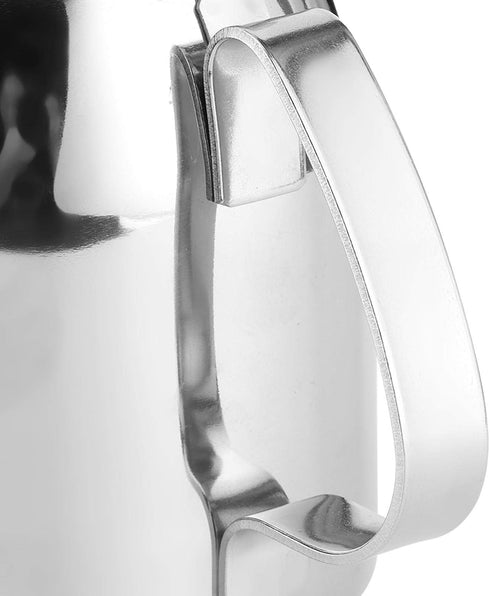 Stainless Steel Teapot, Round Coffee Tea Pot Water Kettle Cold Short Spout Pour Over Coffee Kettle for Kitchen Hotel Restaurant Conference Room, S...