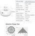 WiFi Smart Motion Sensor: PIR Motion Detector Alert, Wireless Infrared Home Security System with Free App Alerts, 360 Degree Detection Range, No H...