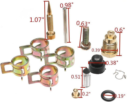18-7768 Carburetor Repair Kit Replacement for 40-50HP 2-Stroke Outboards Carburetor Replaces 6H4-W0093-03-00 6H4-W0093-02-00 Sierra...